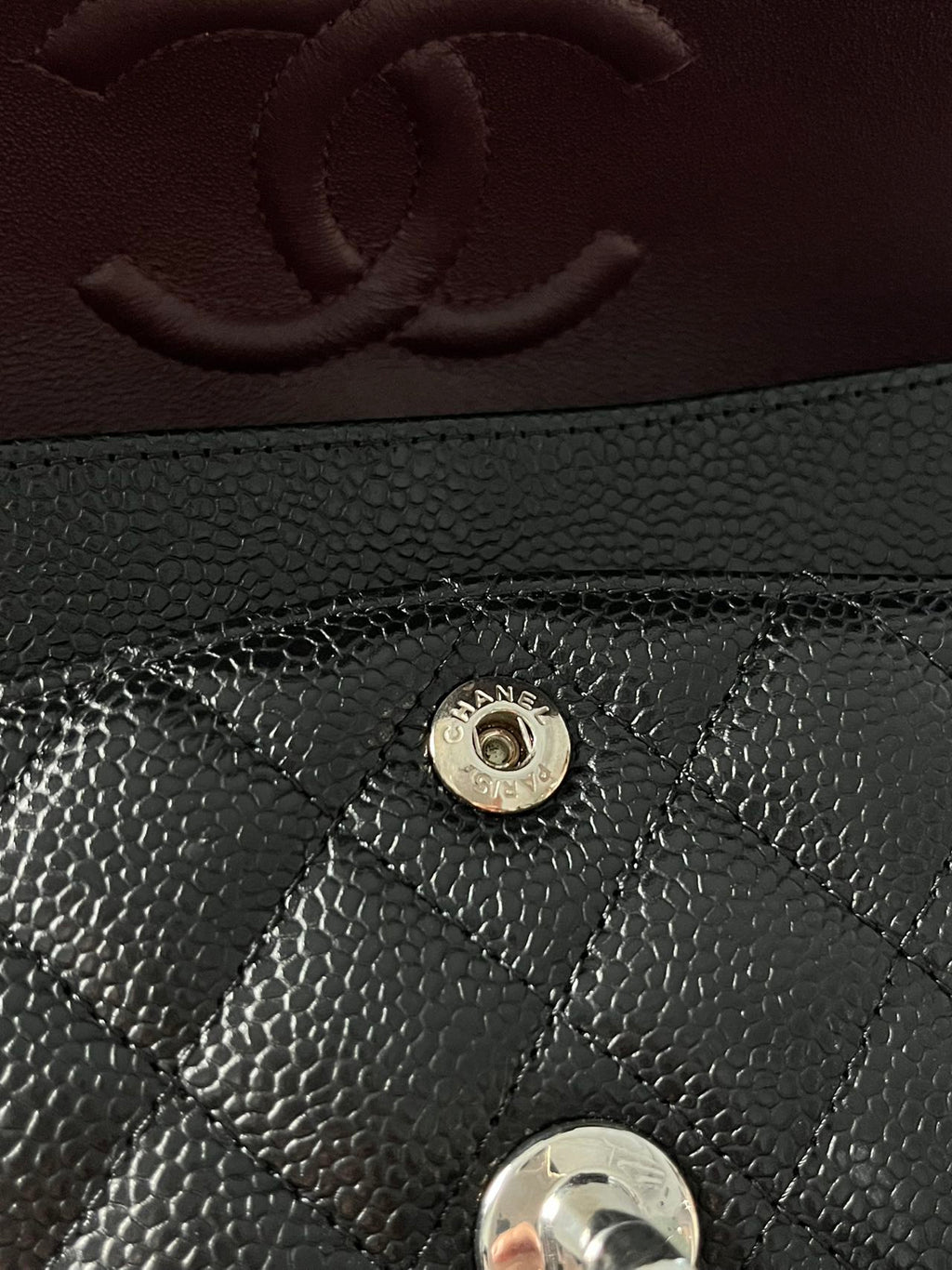 Chanel Timeless Classic Double Flap | small| Black Caviar | silver Hardware | Pre-Owned|microchip year 2023
