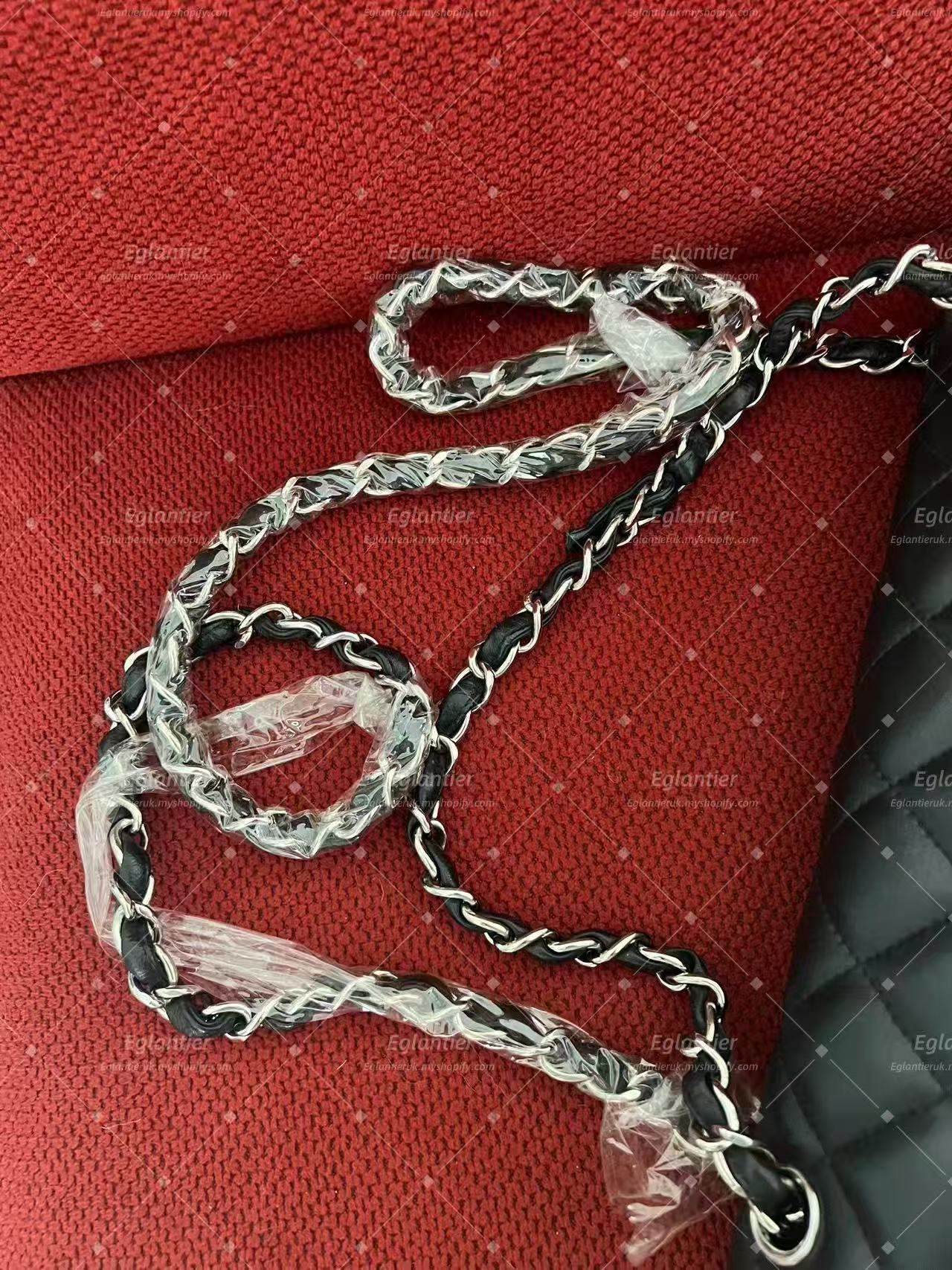 Chanel classic double flap bag lambskin jumbo