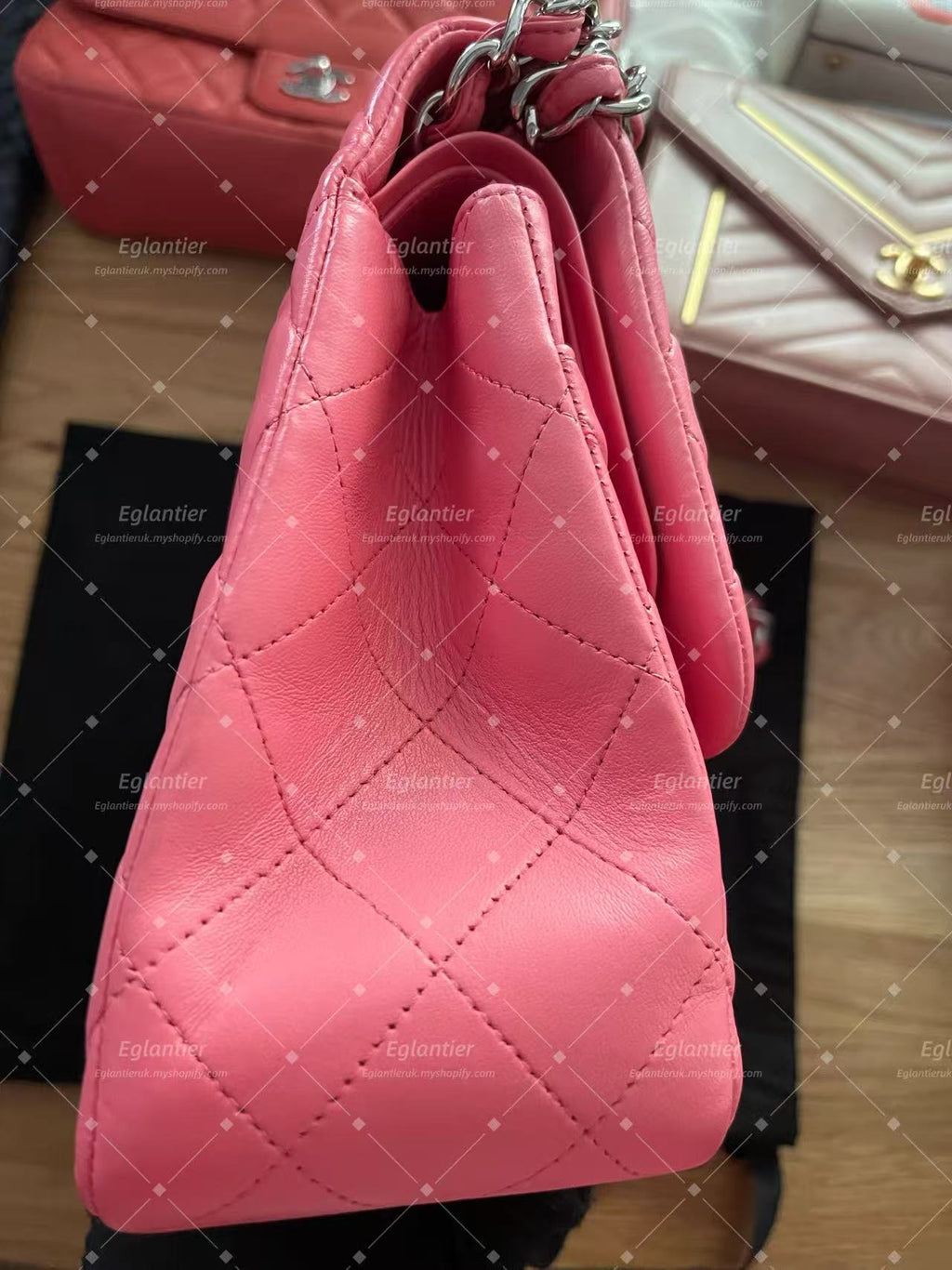 Chanel Timeless Classic double flap bag pink