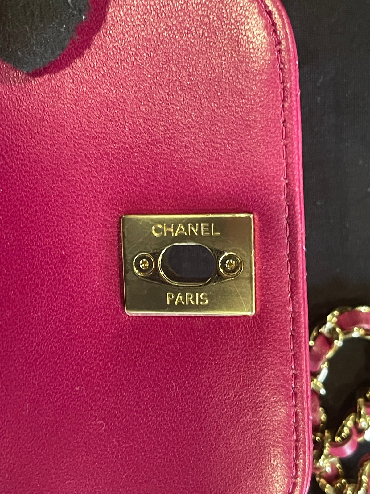 chanel small bag gold hardware pink