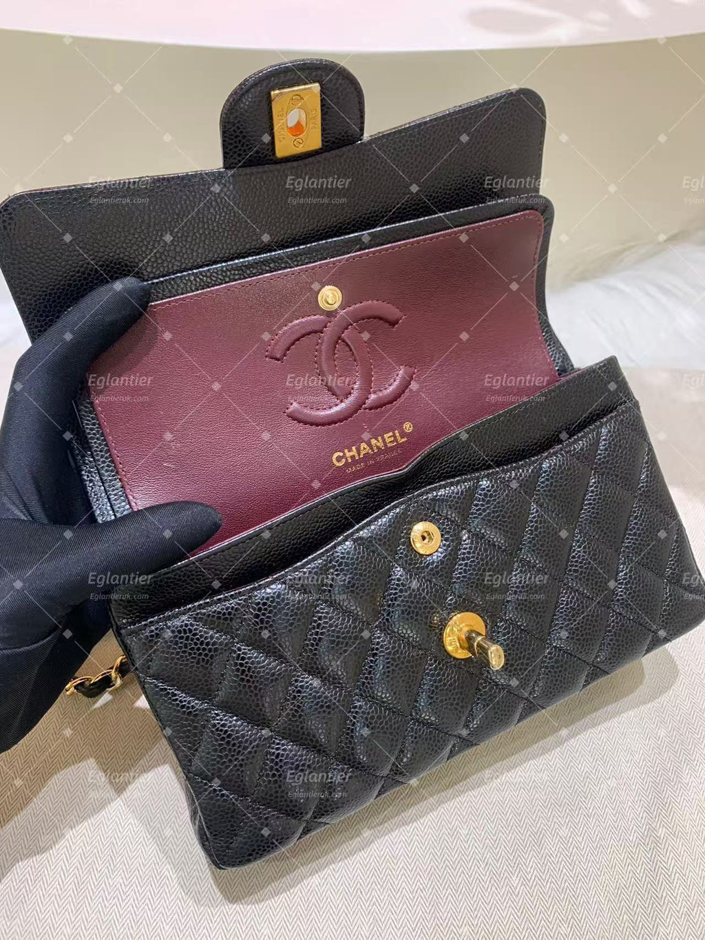 Chanel Classic Double Flap Bag | Small | Caviar Leather | Pre-Owned