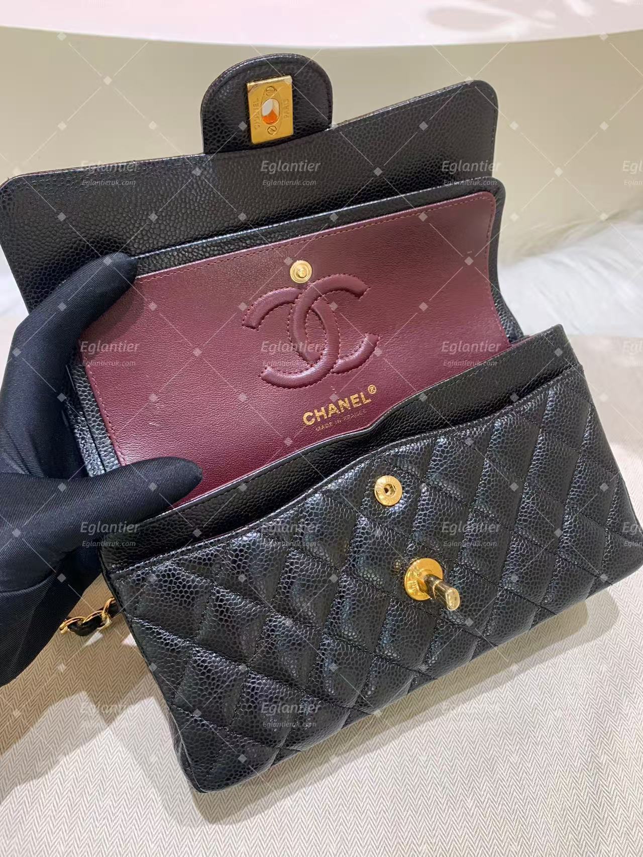 Chanel Classic Double Flap Bag | Small | Caviar Leather | Pre-Owned