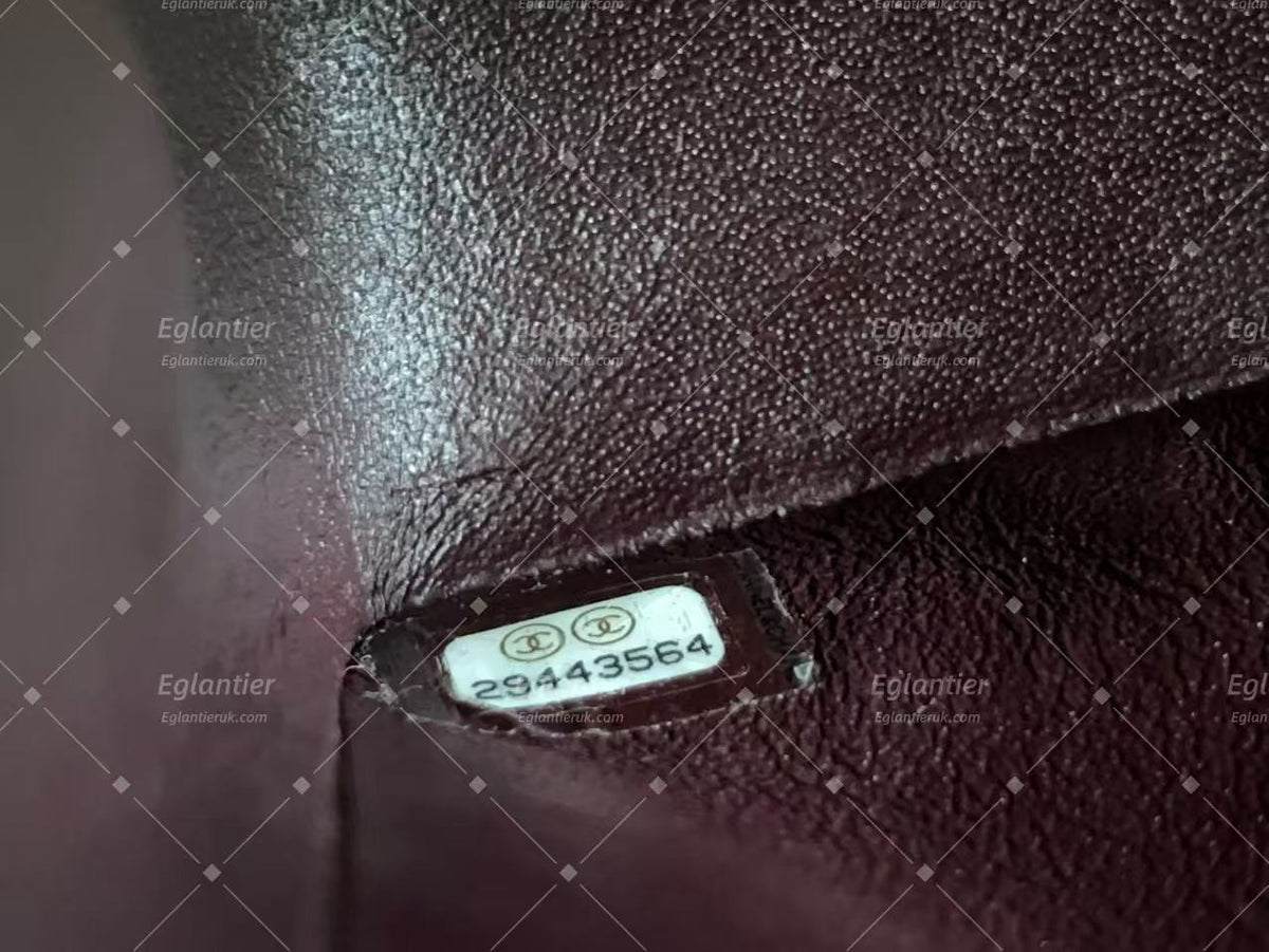 Chanel Classic Double Flap Bag | Small | Caviar Leather | Pre-Owned| ID Card receipt