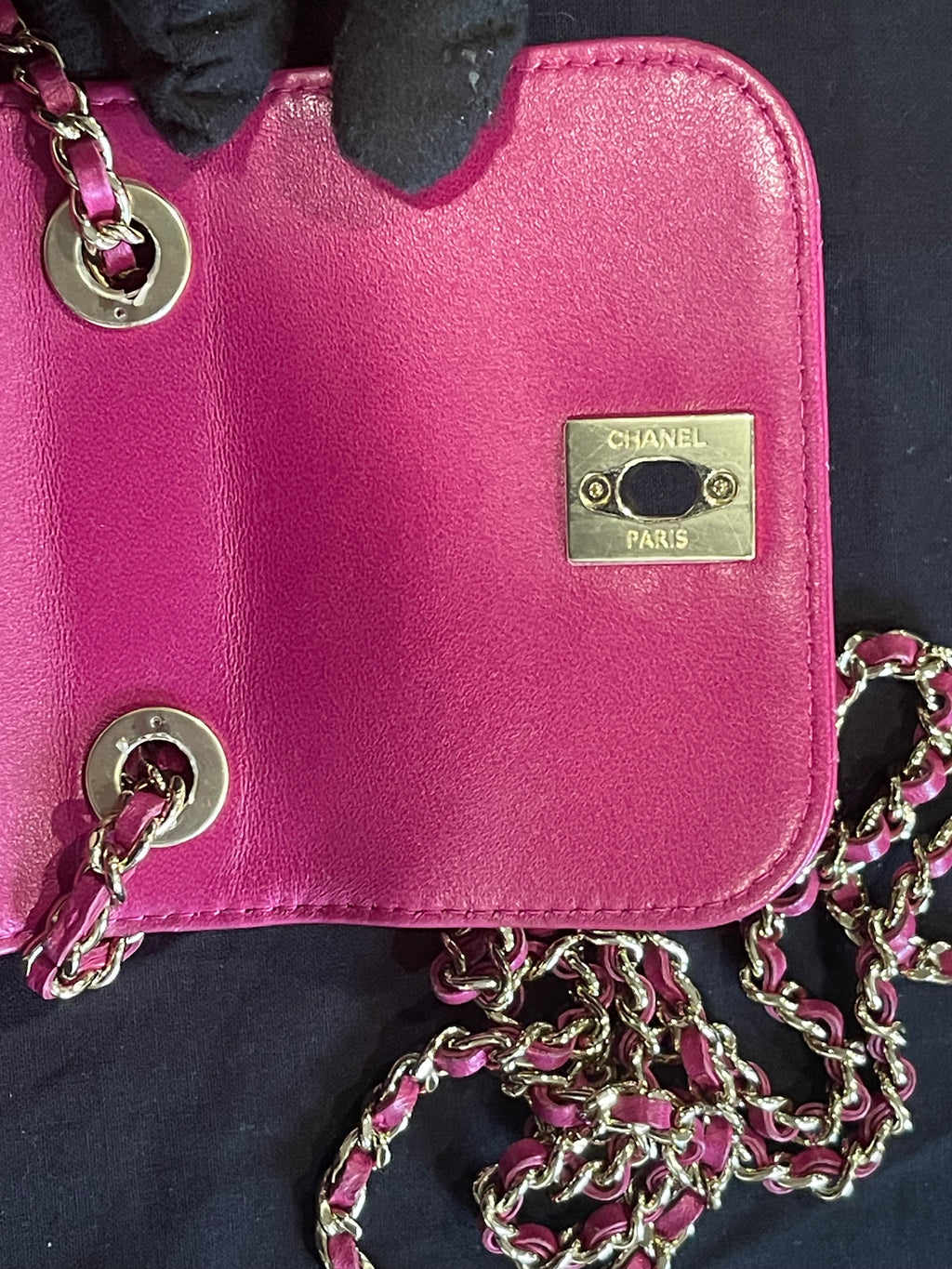 chanel small bag gold hardware pink