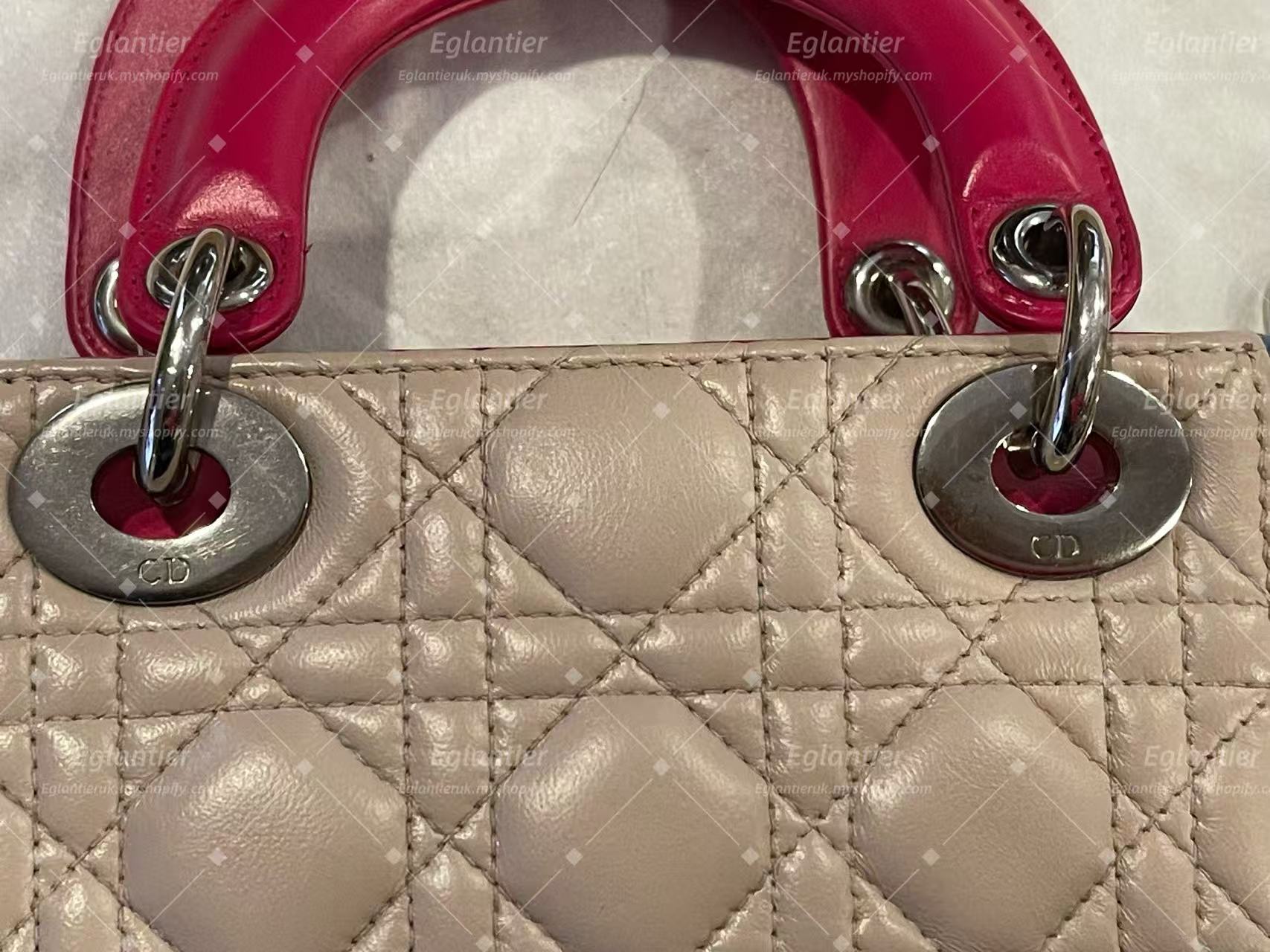 Lady dior mini lambskin