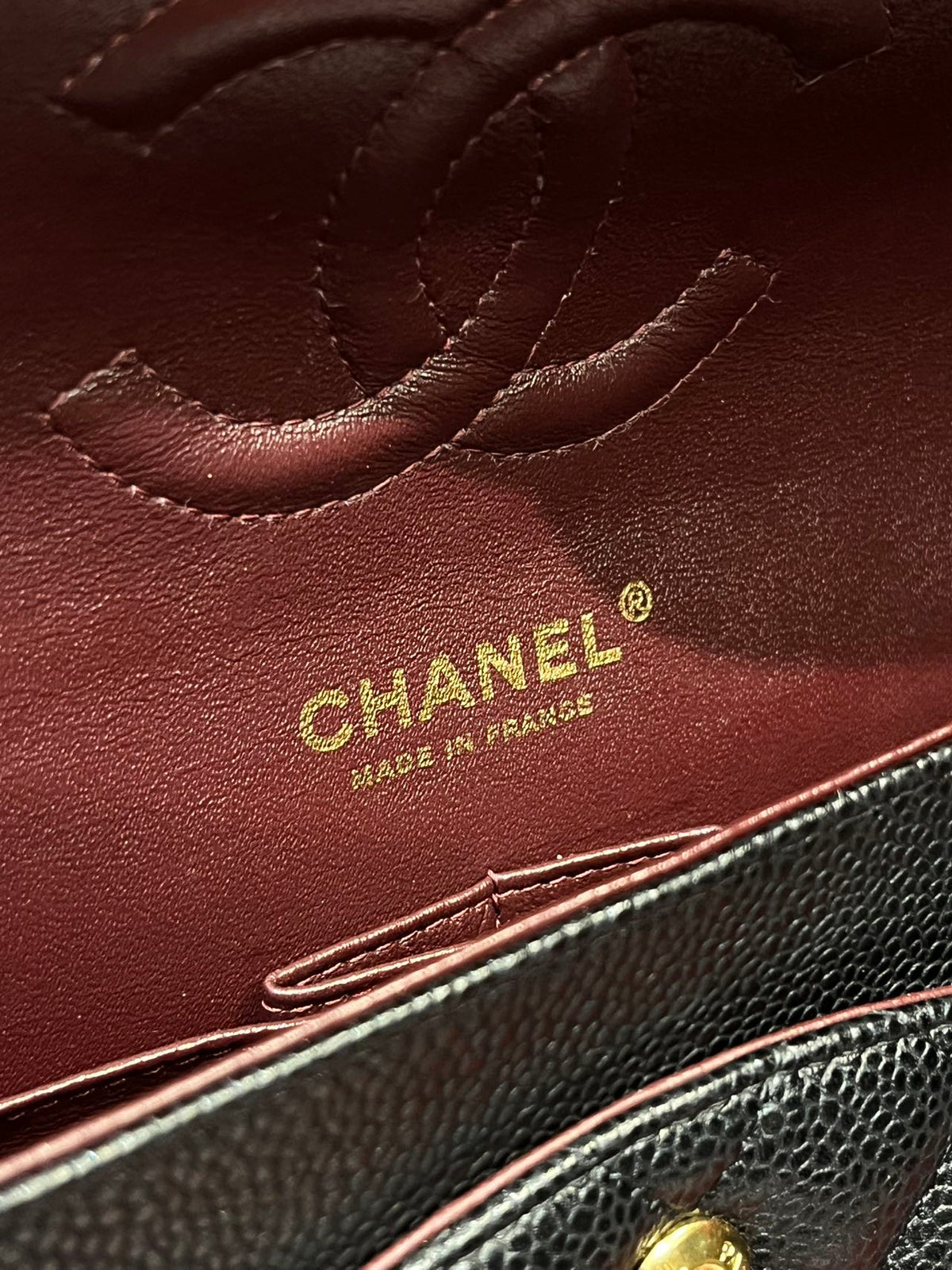 Chanel Timeless Classic Double Flap | Medium | Black Caviar | Gold Hardware | Pre-Owned|