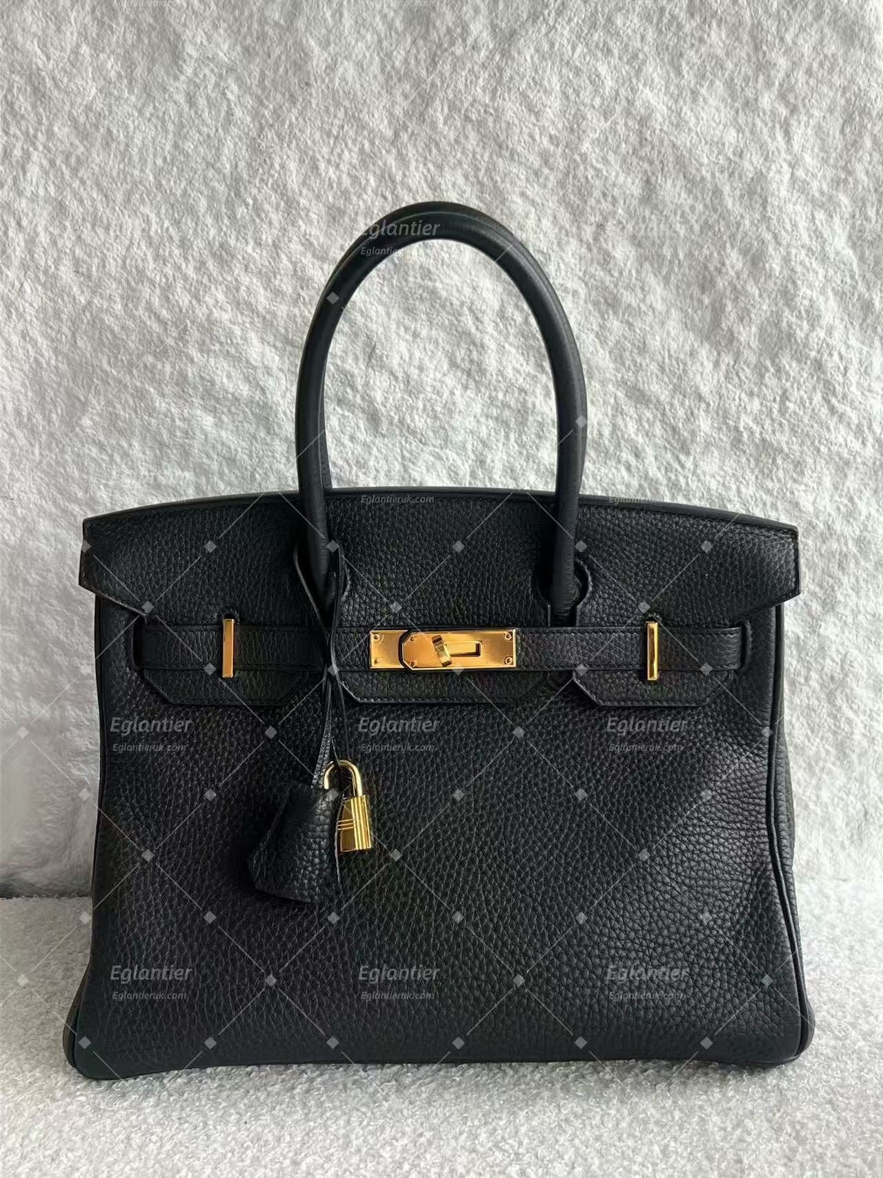 Hermès Birkin 30 Black Togo Leather Gold Hardware | Authentic Pre-Owned