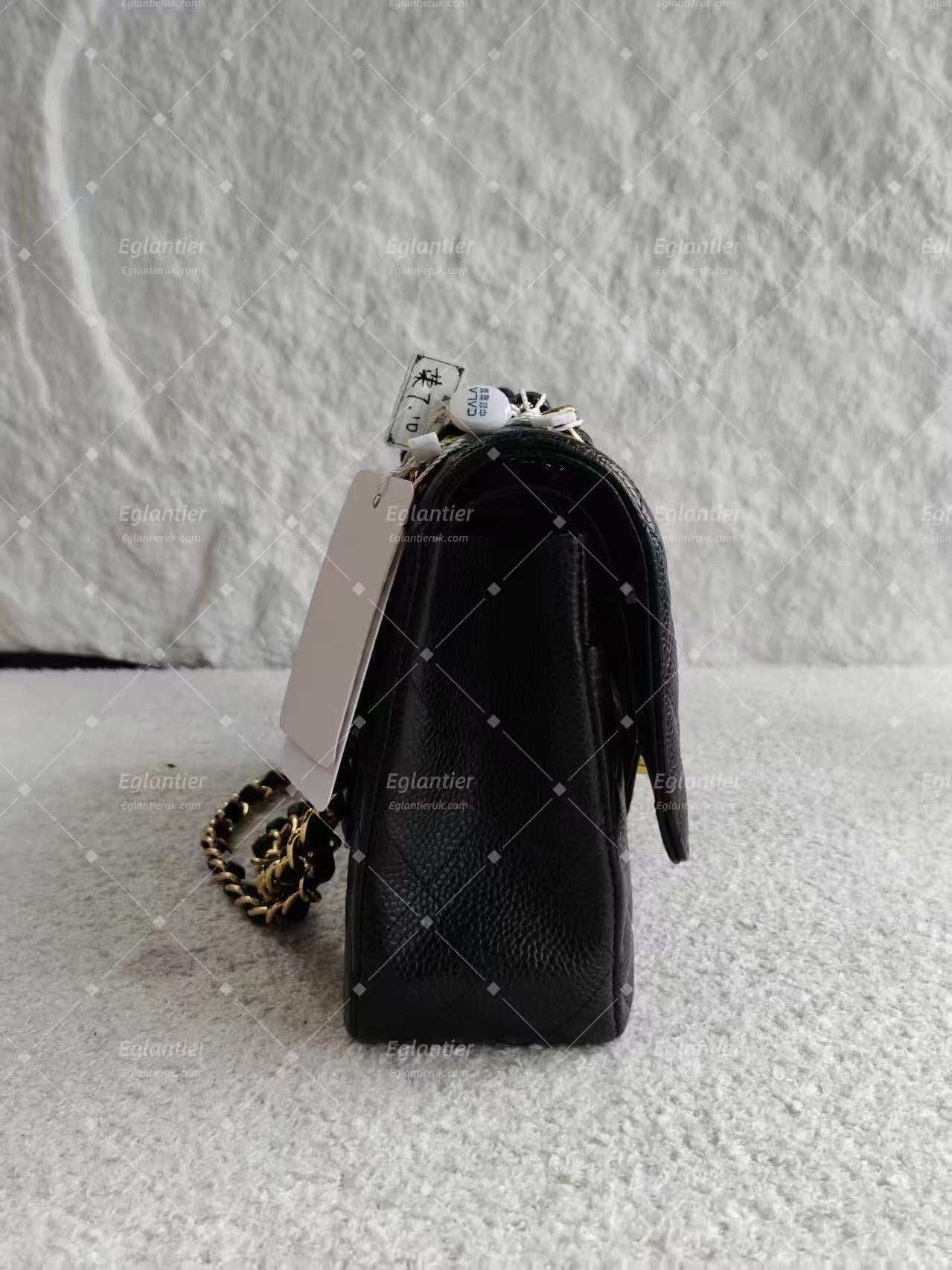 Chanel Timeless Classic Double Flap | Medium | Black Caviar | Gold Hardware | Pre-Owned|