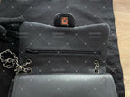 Chanel Timeless Classic double flap bag black jumbo gold hardware lambskin