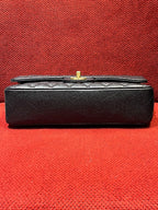 Chanel Timeless Classic Double Flap | Medium | Black Caviar | Gold Hardware | Pre-Owned|