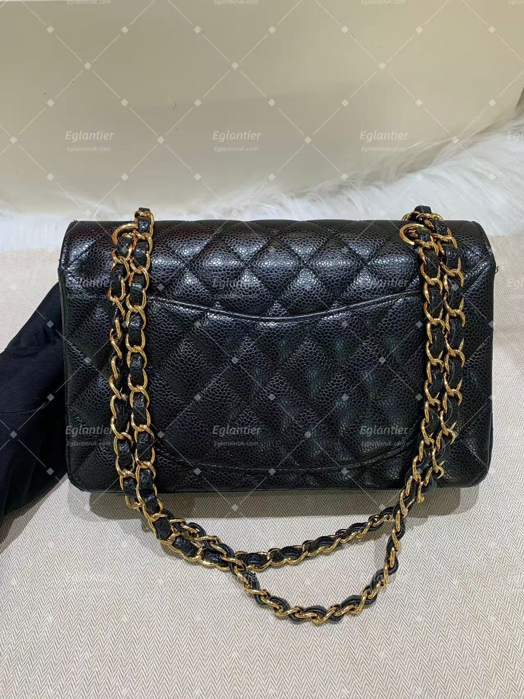 Chanel Classic Double Flap Bag | Small | Caviar Leather | Pre-Owned