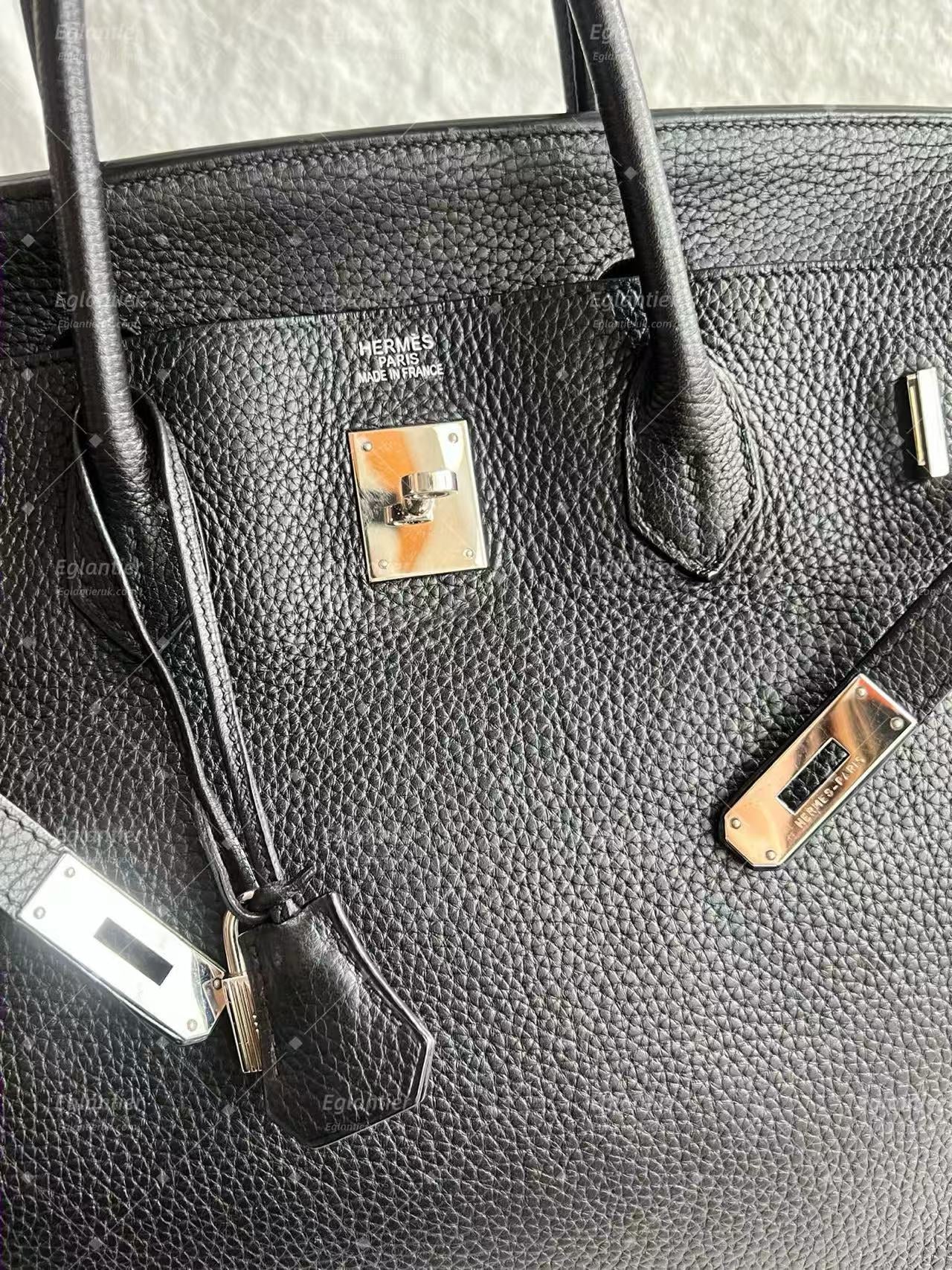 Hermès Birkin 40 Black Togo Leather Palladium Hardware | Authentic Pre-Owned
