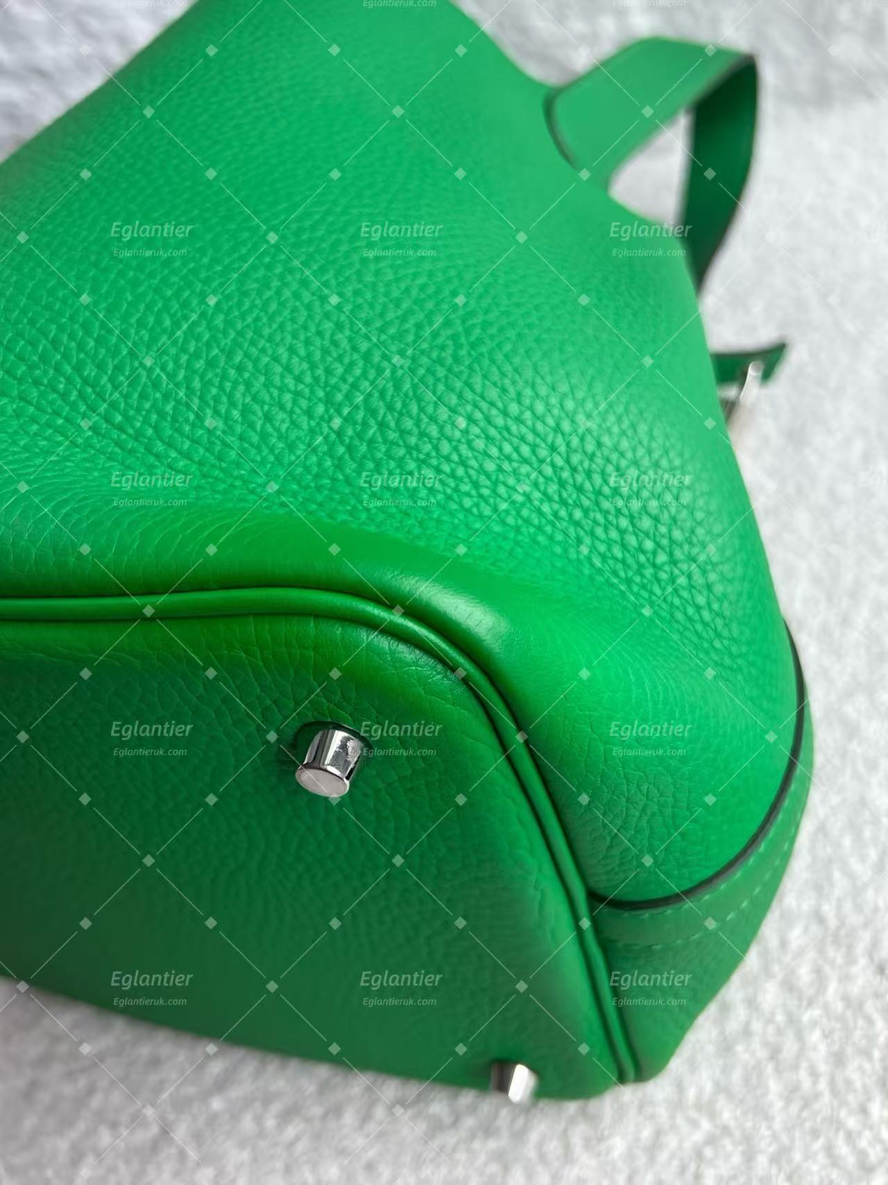 Hermès Picotin Lock 22 Green  Leather Palladium Hardware | Authentic Pre-Owned