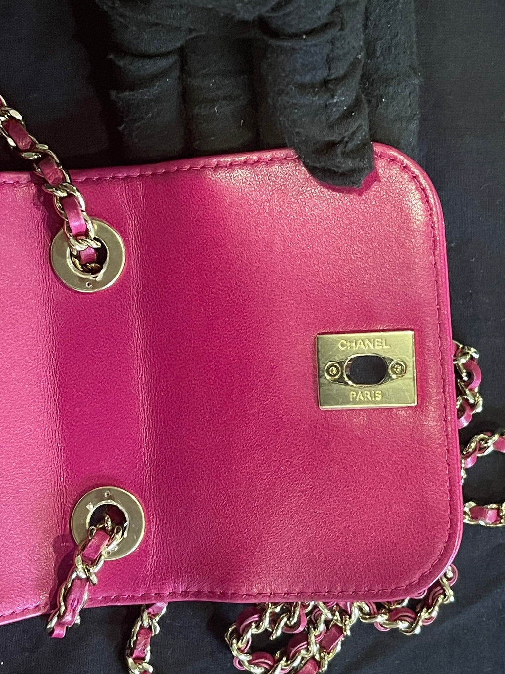chanel small bag gold hardware pink