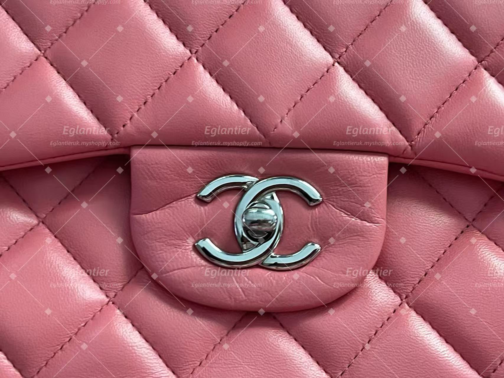 Chanel Timeless Classic double flap bag pink