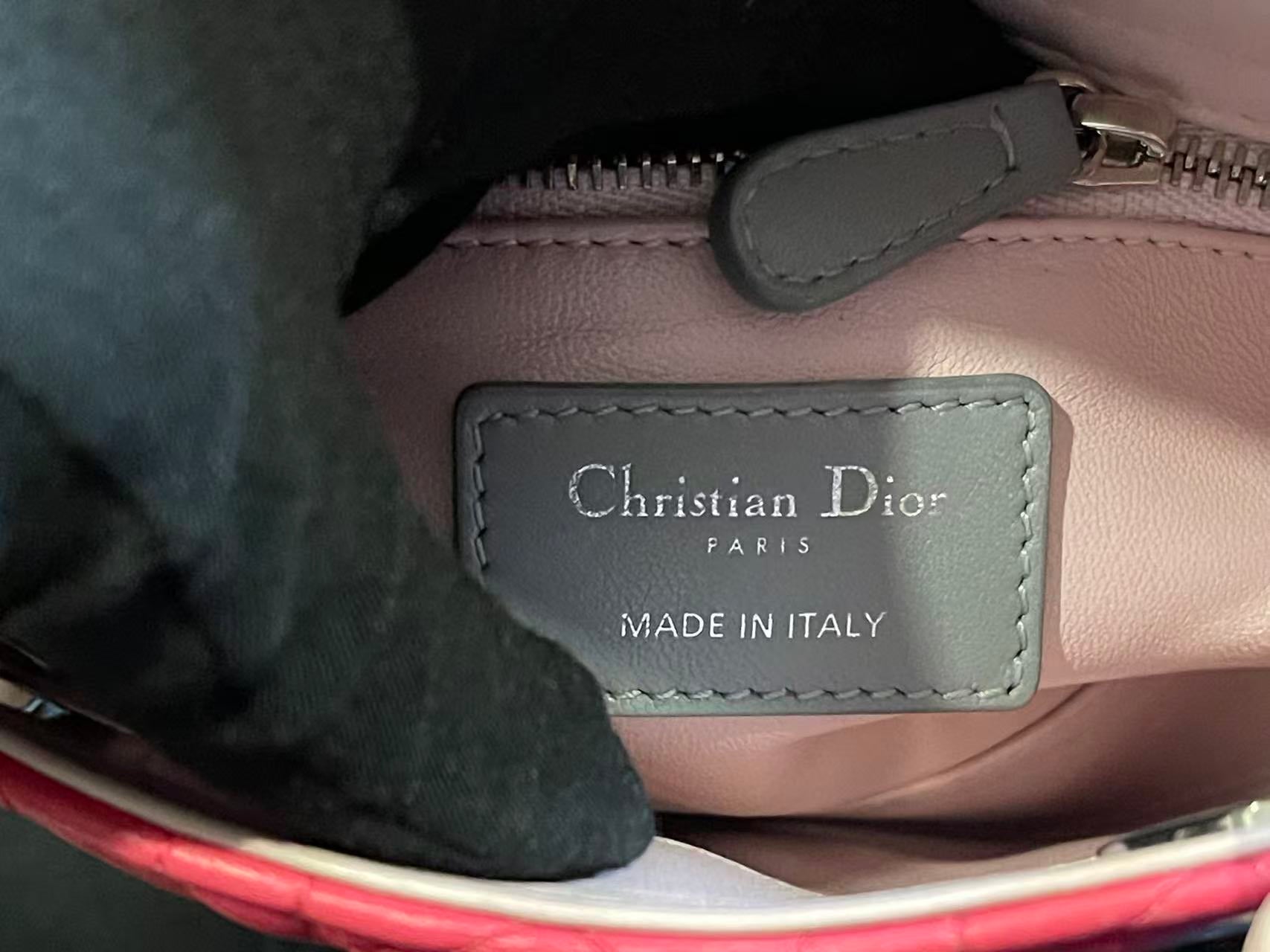 lady dior mini lambskin