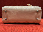 Lady dior mini pink patent leather