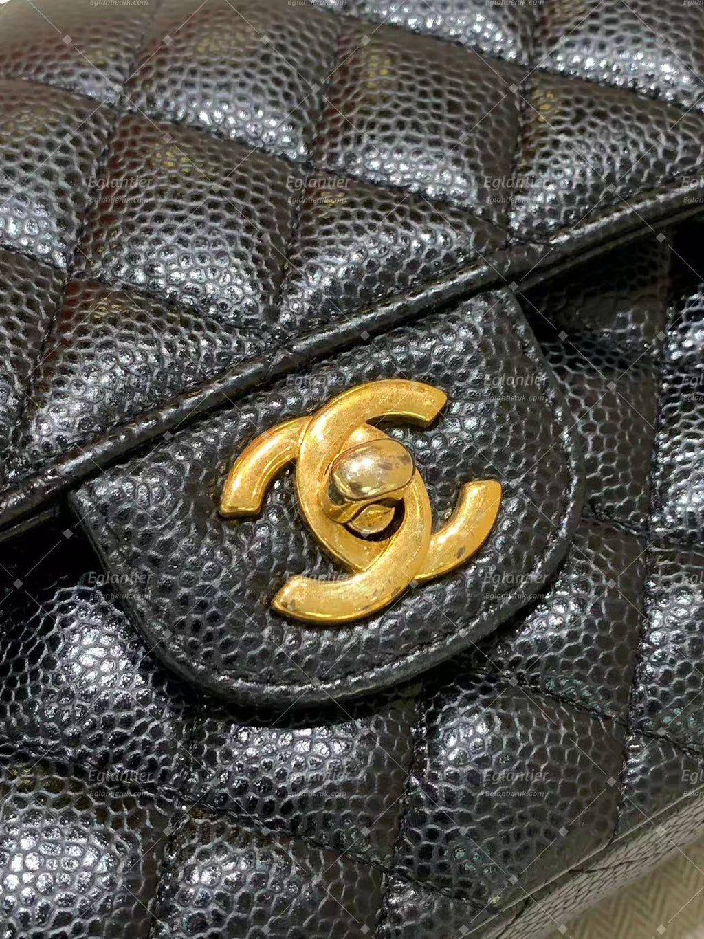 Chanel Classic Double Flap Bag | Small | Caviar Leather | Pre-Owned