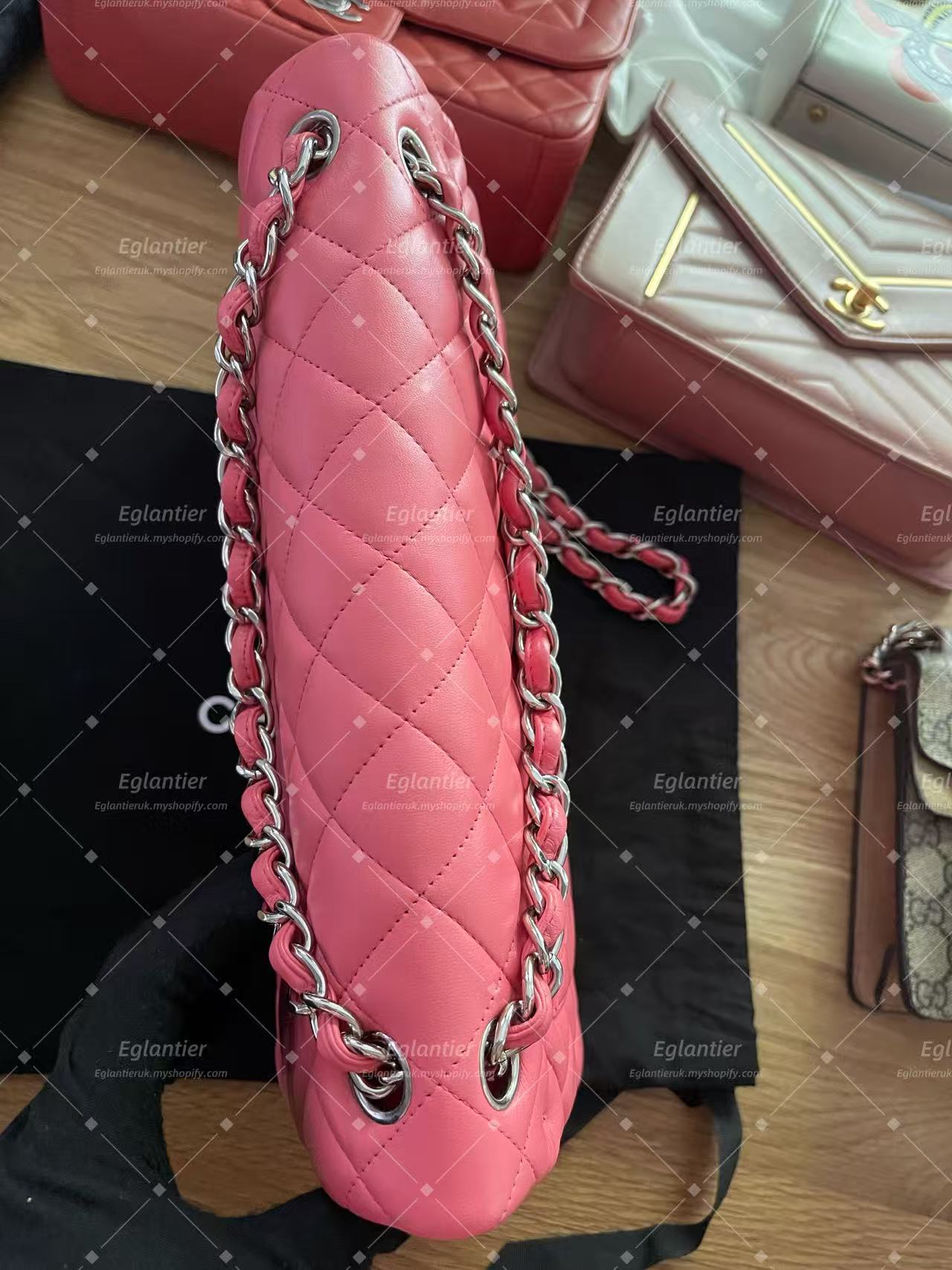 Chanel Timeless Classic double flap bag pink