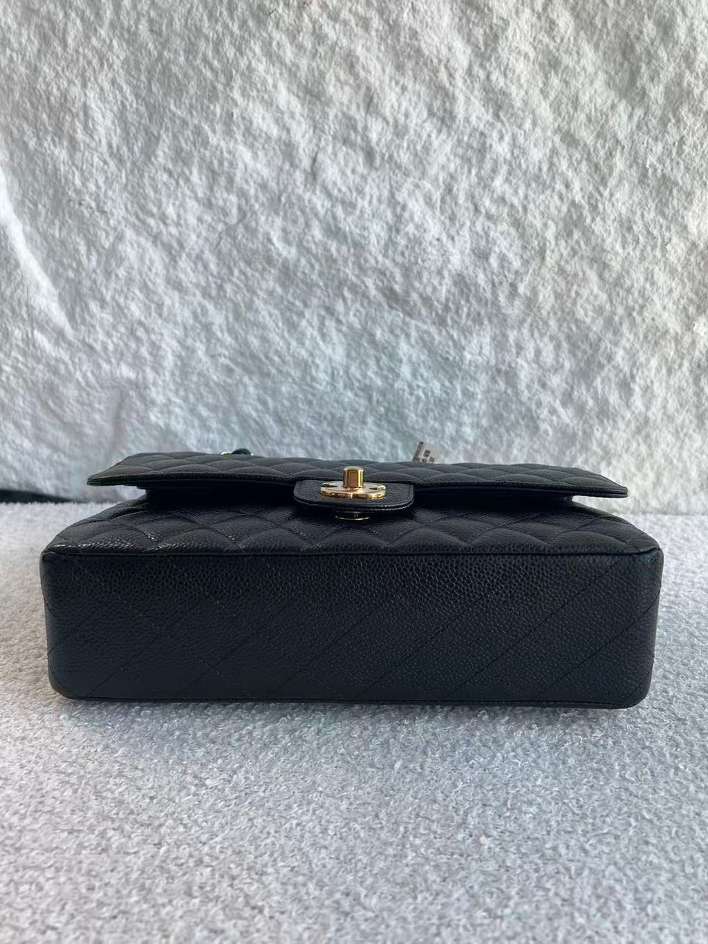 Chanel Timeless Classic Double Flap | Medium | Black Caviar | Gold Hardware | Microchip | Pre-Owned
