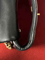Chanel 19 Flap Bag Small Black Lambskin Mixed Gold&Silver Hardware