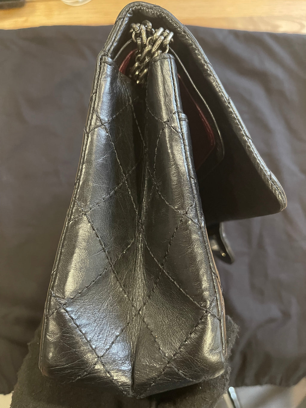 chanel black flap bag silver hardware