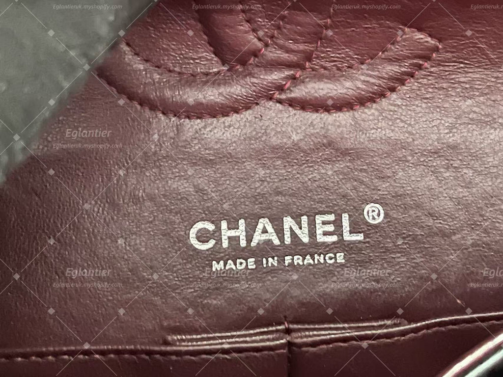 Chanel Timeless Classic double flap bag lambskin black medium silver hardware