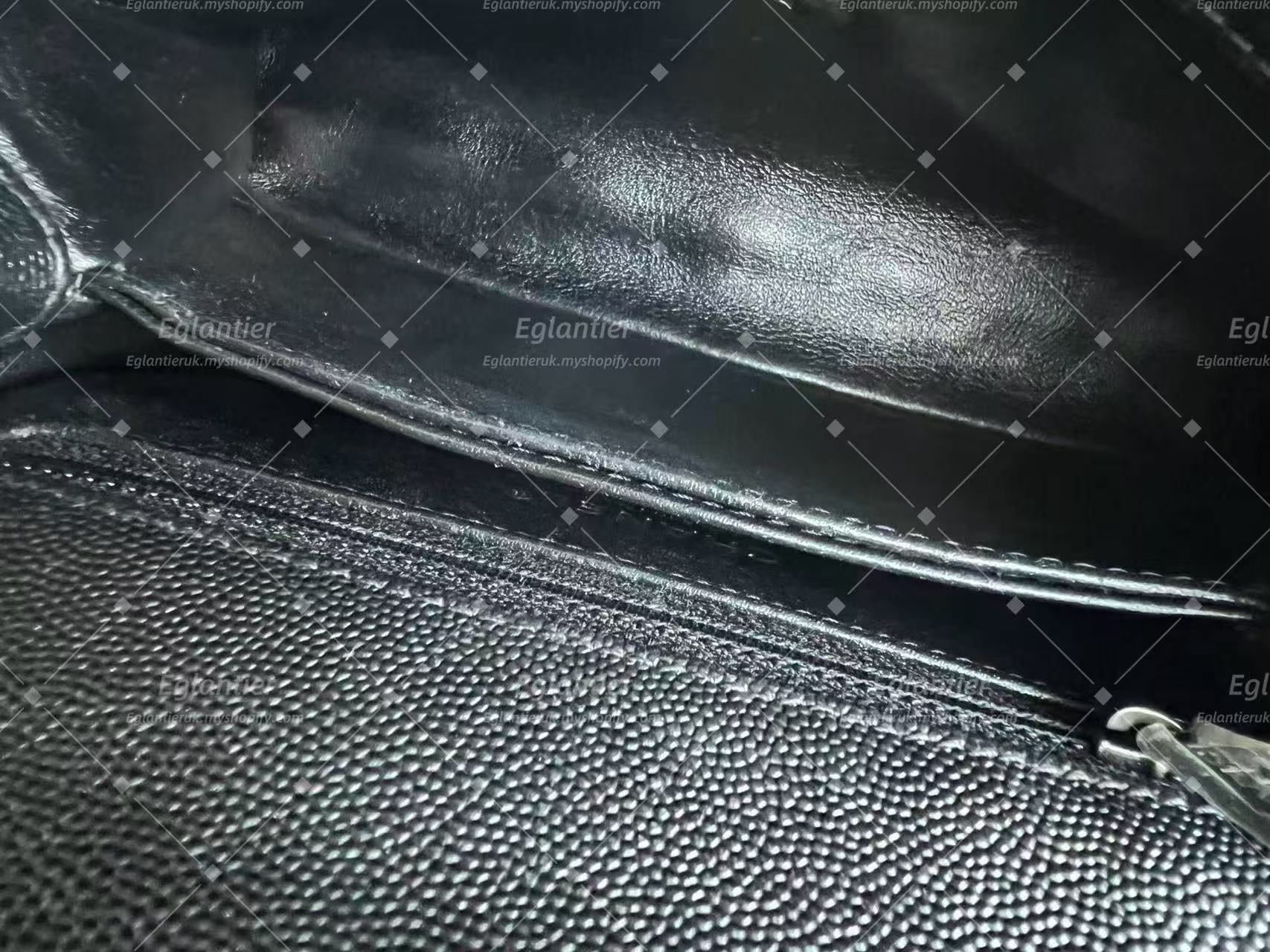 Chanel Coco Handle Top Handle Flap Bag small caviar black