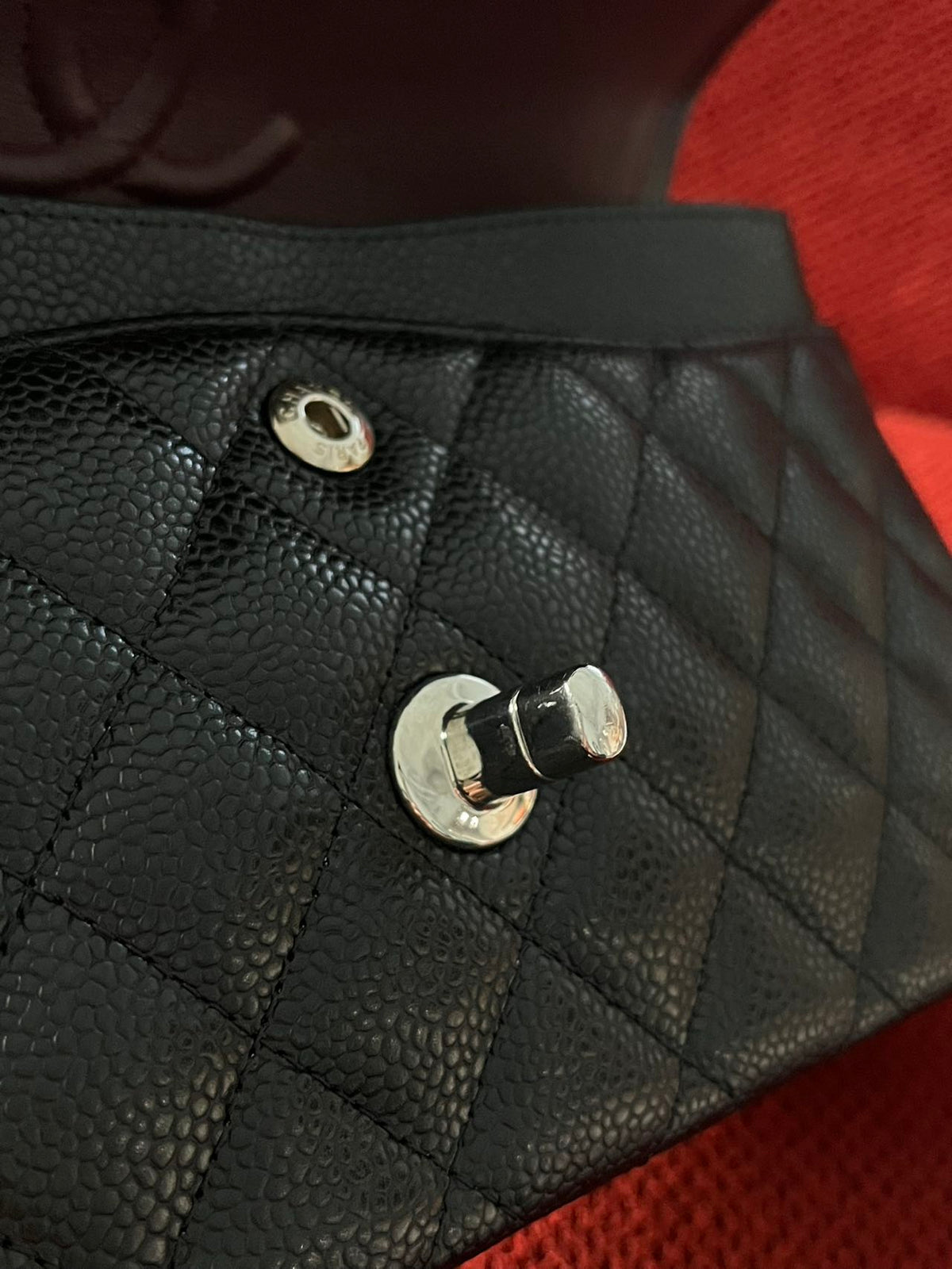 Chanel Timeless Classic Double Flap | small| Black Caviar | silver Hardware | Pre-Owned|microchip year 2023