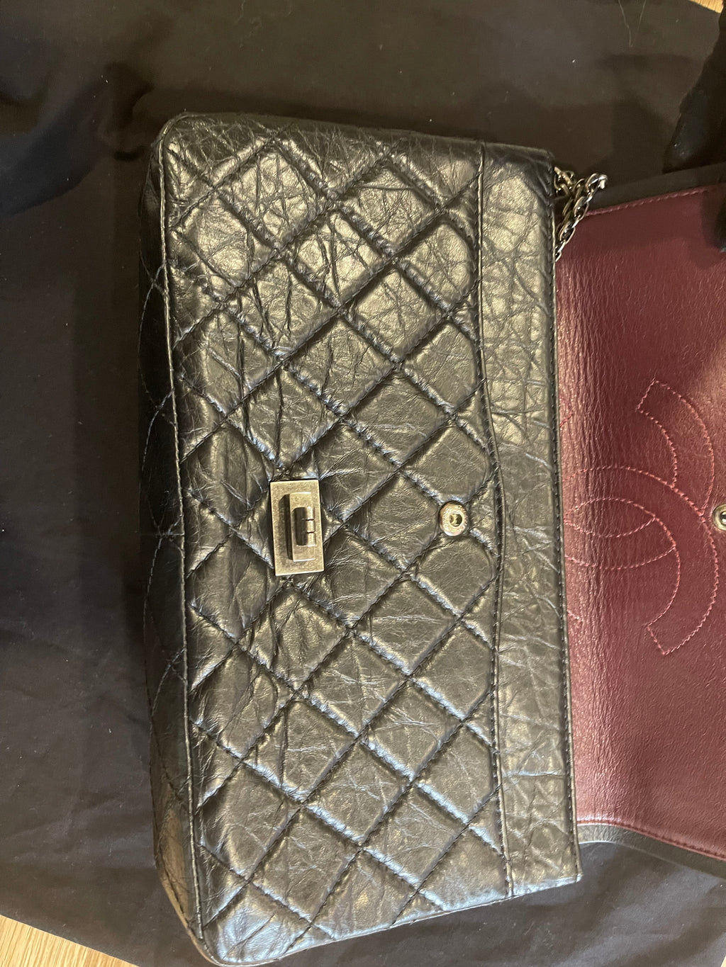 chanel black flap bag silver hardware
