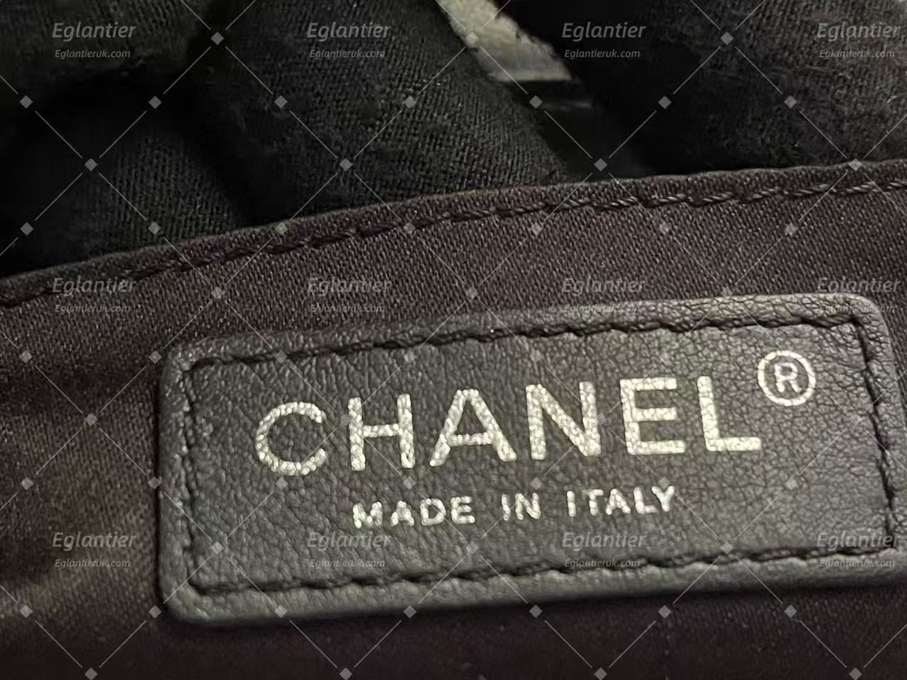chanel black flap bag lambskin silver hardware
