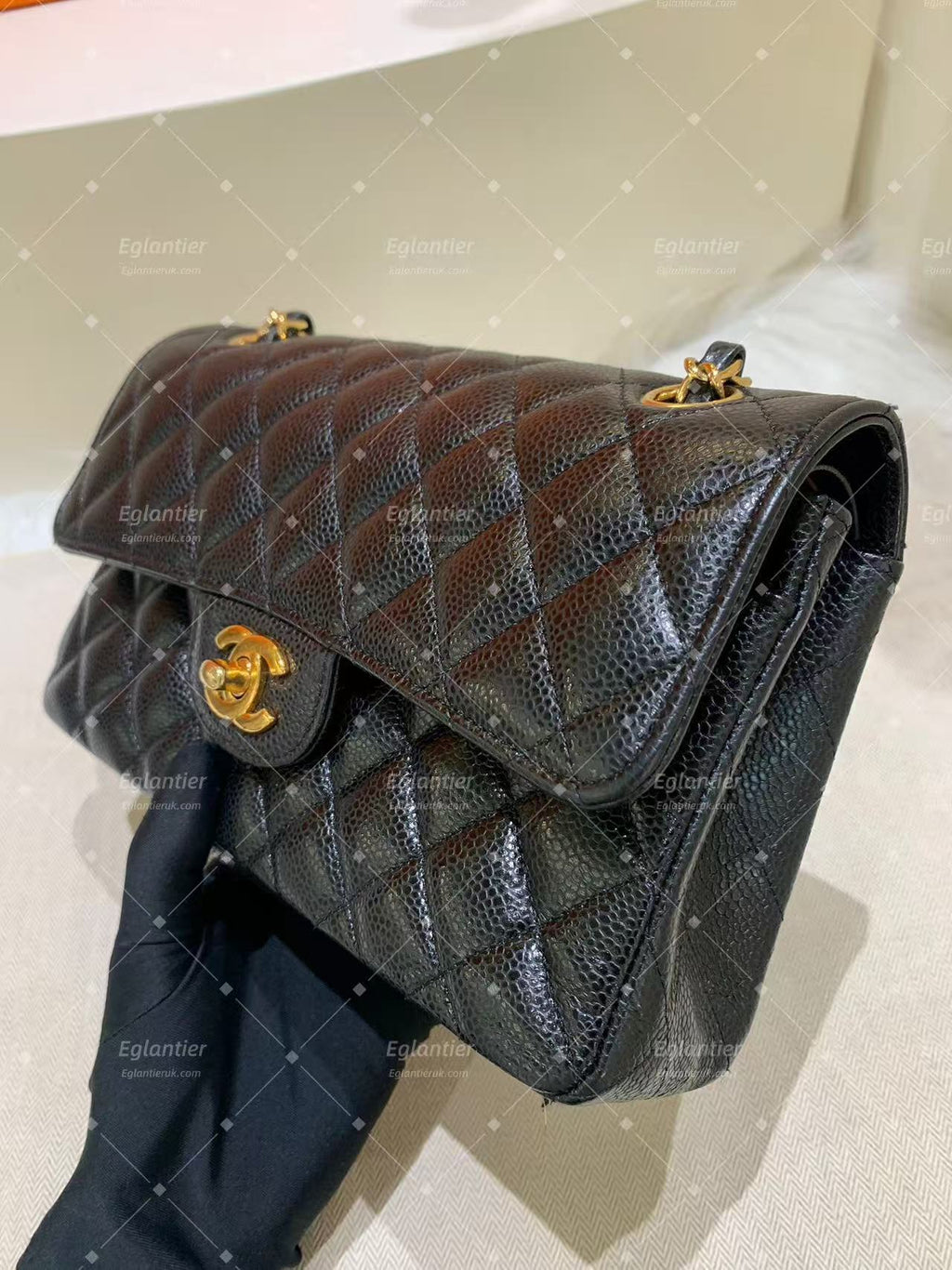 Chanel Classic Double Flap Bag | Small | Caviar Leather | Pre-Owned