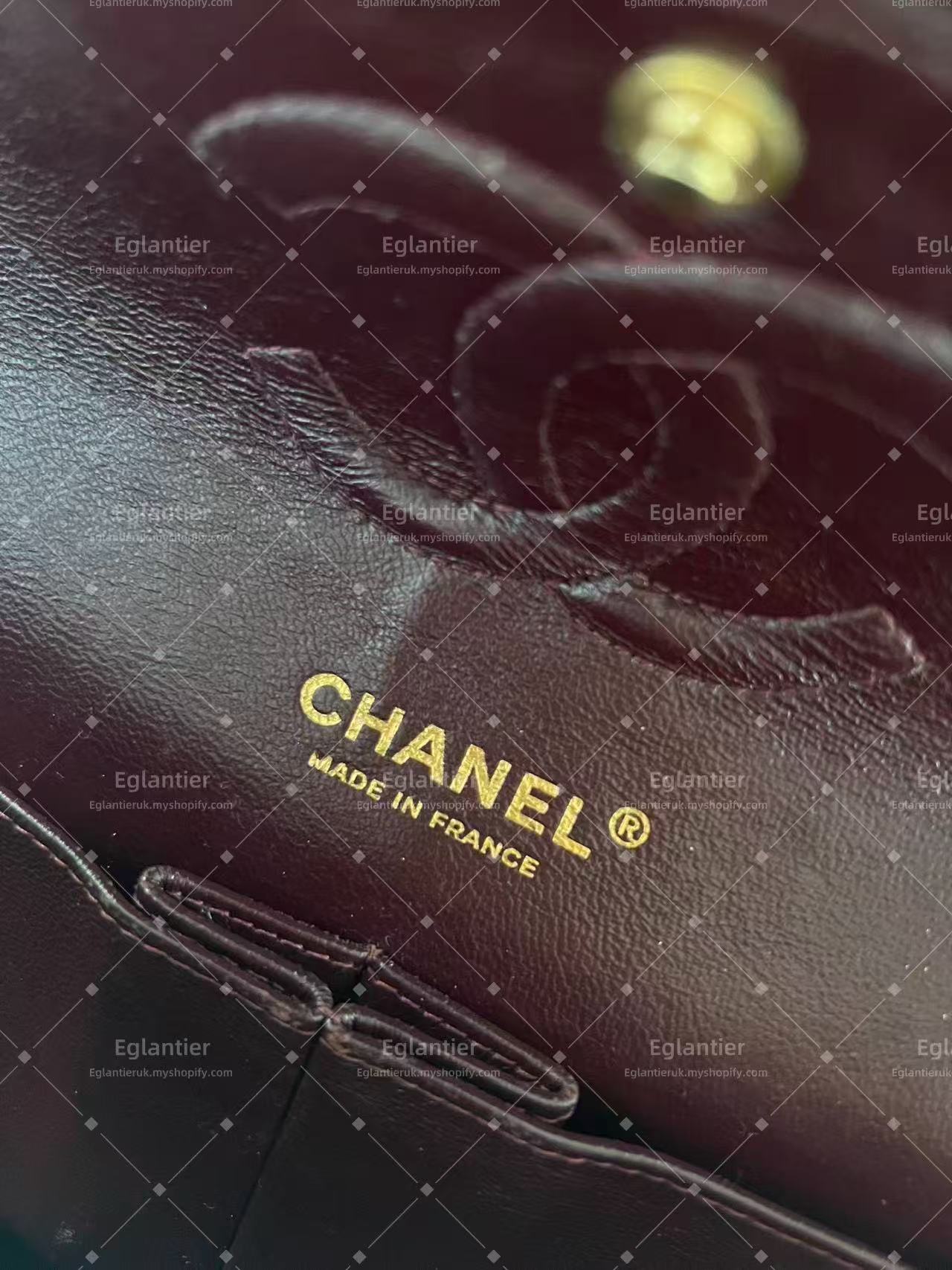 Chanel Timeless Classic double flap jumbo lambskin black gold hardware