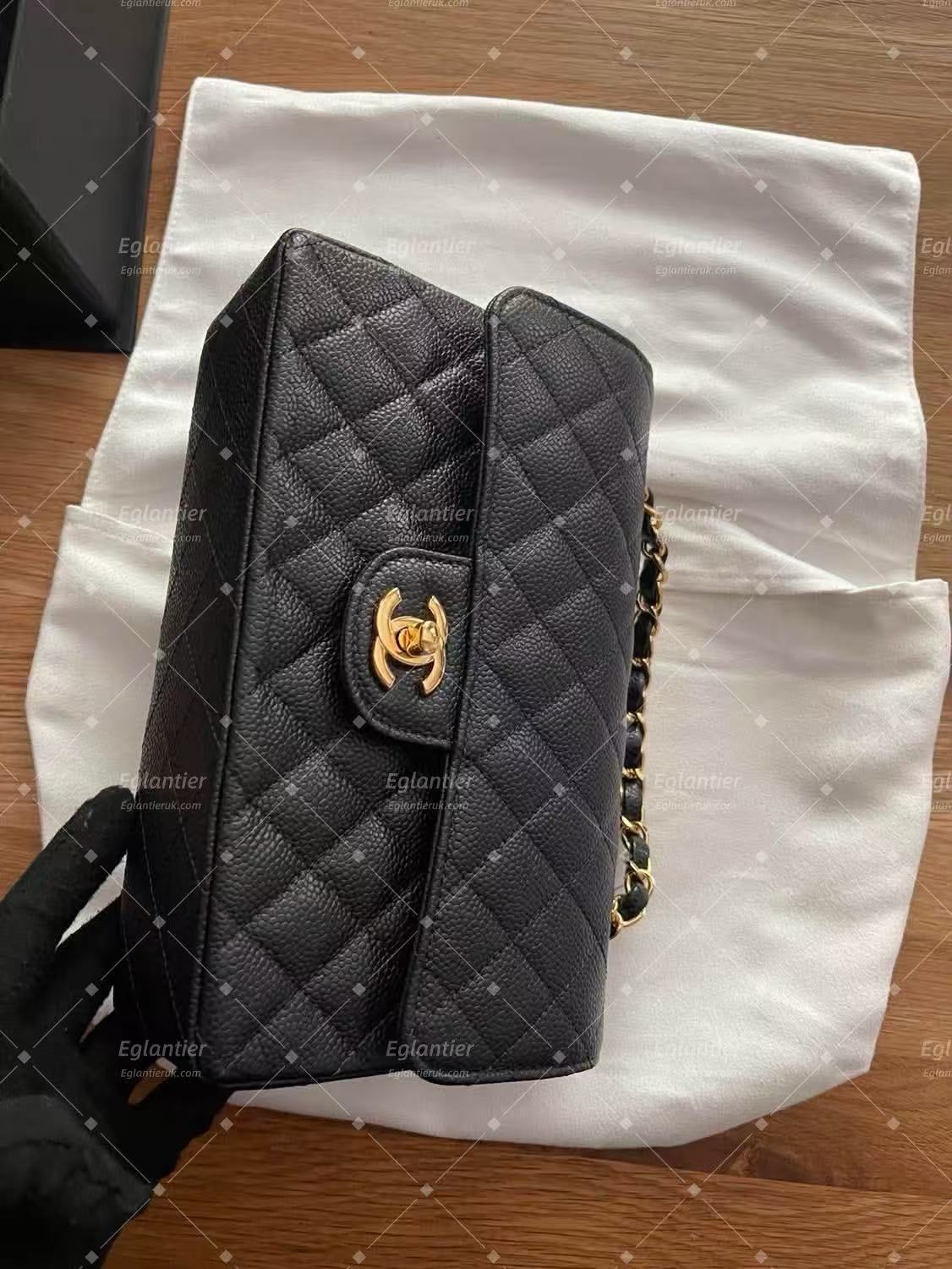 Chanel Classic Double Flap Bag | Small | Caviar Leather | Pre-Owned