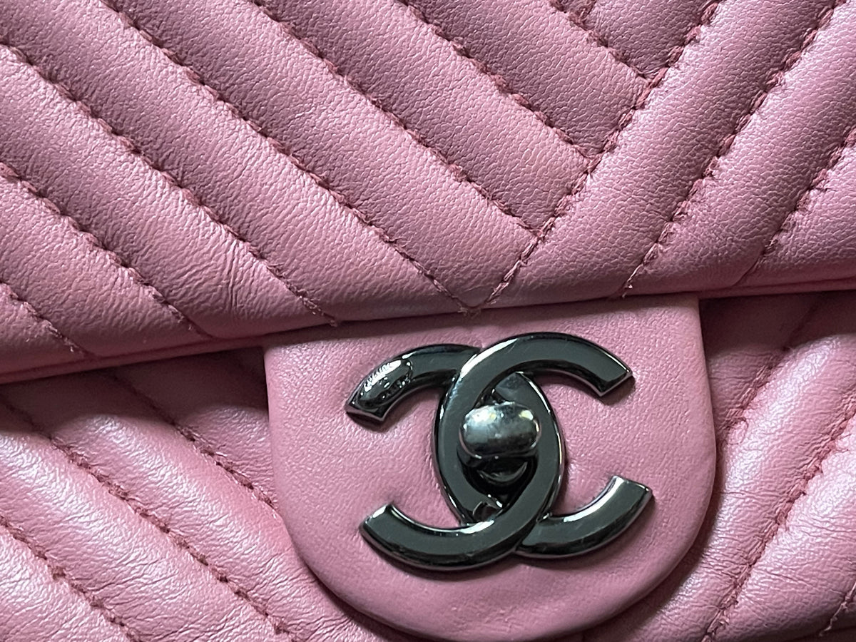 chanel flap bag pink medium lambskin