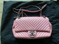 chanel flap bag pink medium lambskin