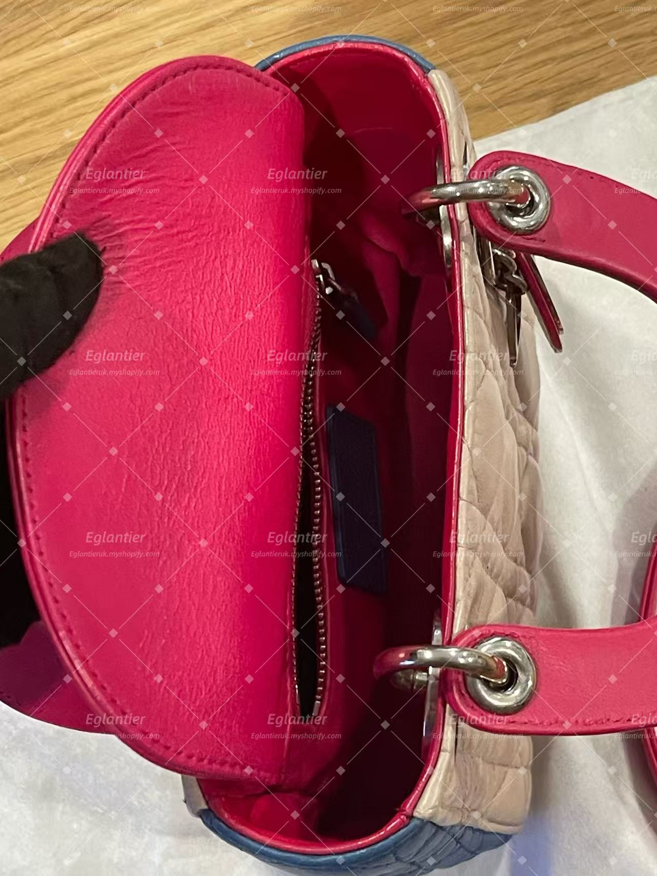 Lady dior mini lambskin