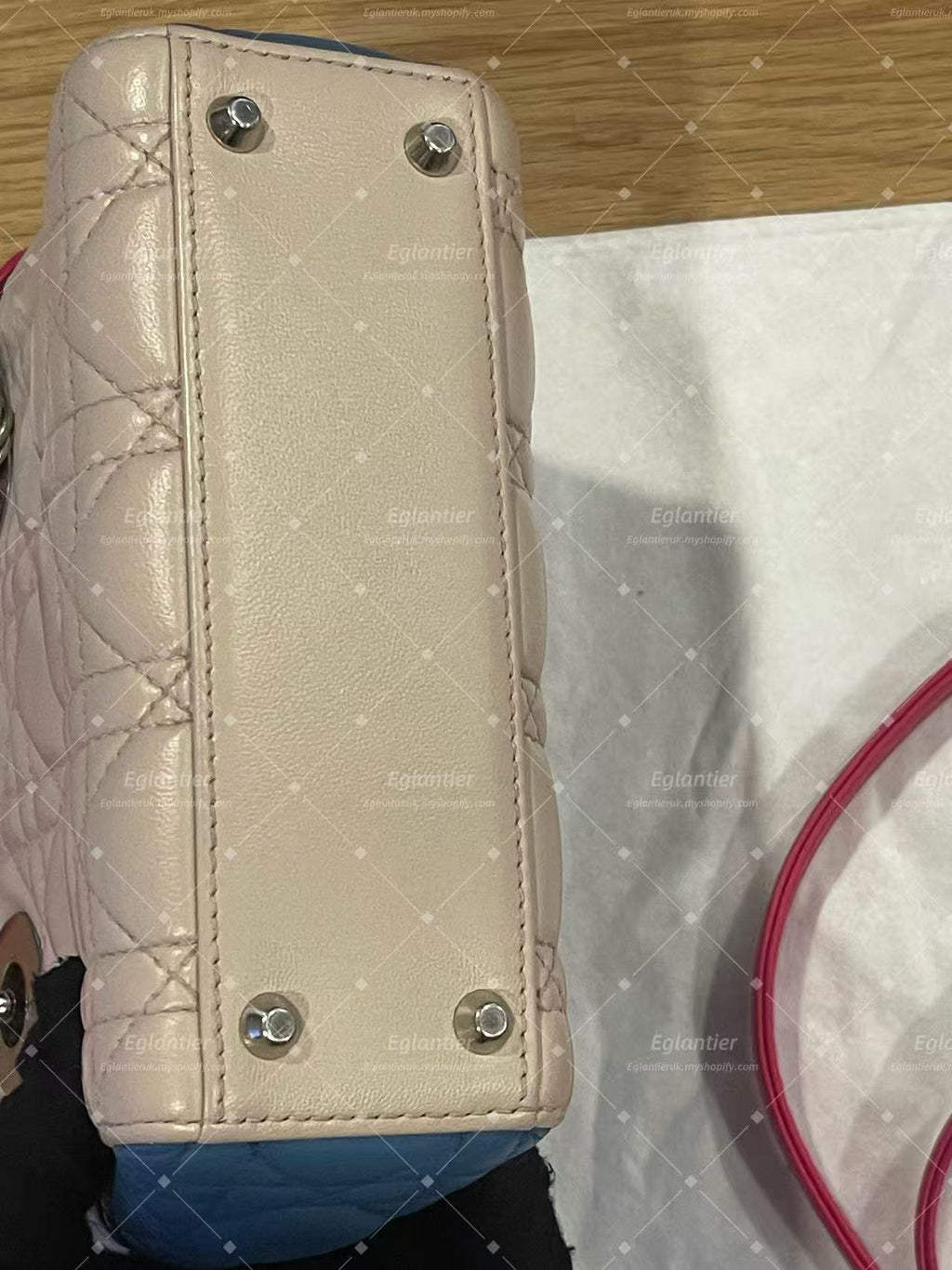 Lady dior mini lambskin