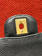 Chanel Timeless Classic Double Flap | Medium | Black Caviar | Gold Hardware | Pre-Owned|
