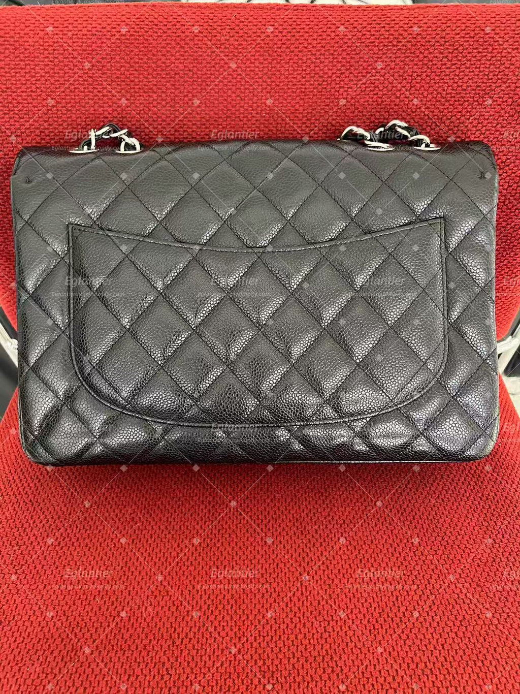 Chanel Timeless Classic single flap bag caviar black jumbo