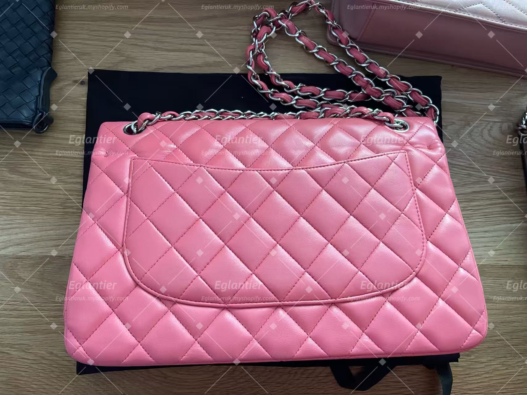 Chanel Timeless Classic double flap bag pink