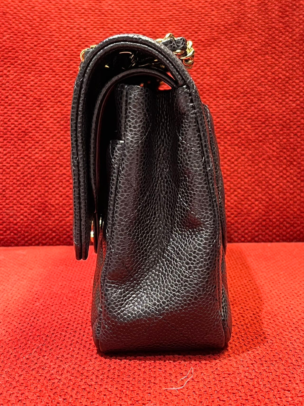 Chanel Timeless Classic Double Flap | Medium | Black Caviar | Gold Hardware | Pre-Owned|