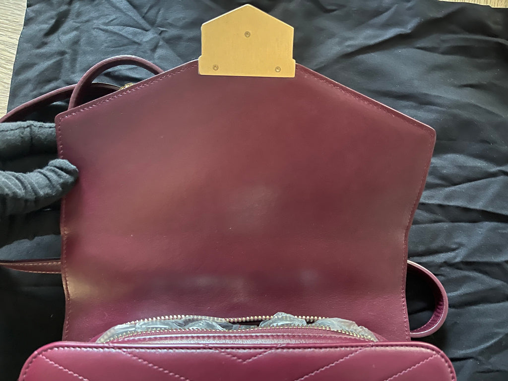 chanel flap bag red caviar leather