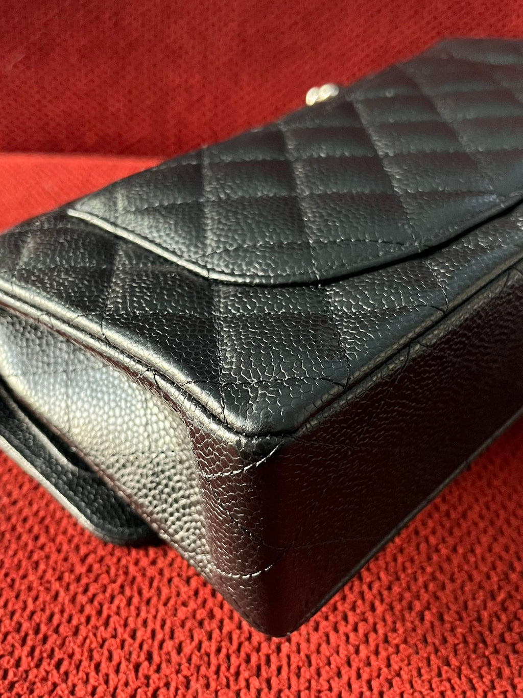 Chanel Timeless Classic Double Flap | small| Black Caviar | silver Hardware | Pre-Owned|microchip year 2023