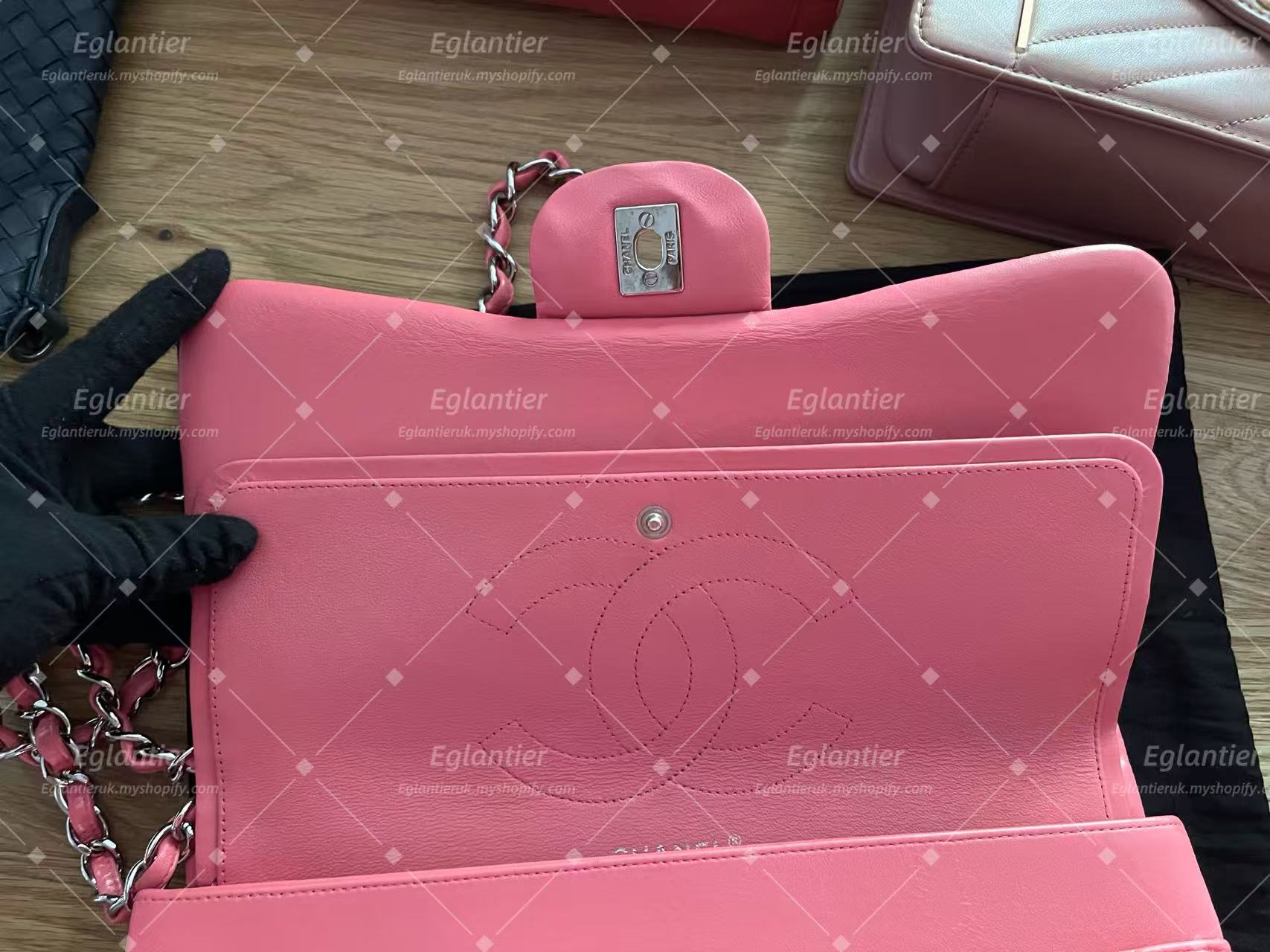 Chanel Timeless Classic double flap bag pink
