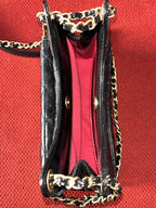 Chanel small hobo bag black crinkled calfskin gold hardware