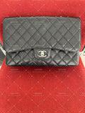 Chanel Timeless Classic single flap bag caviar black jumbo