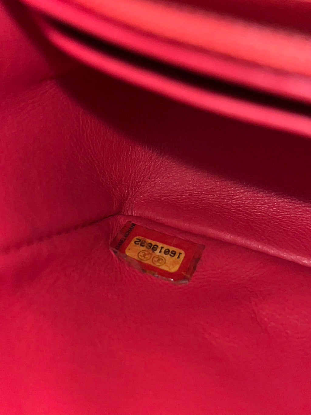 Chanel Timeless Classic flap mini rectangle patent pink