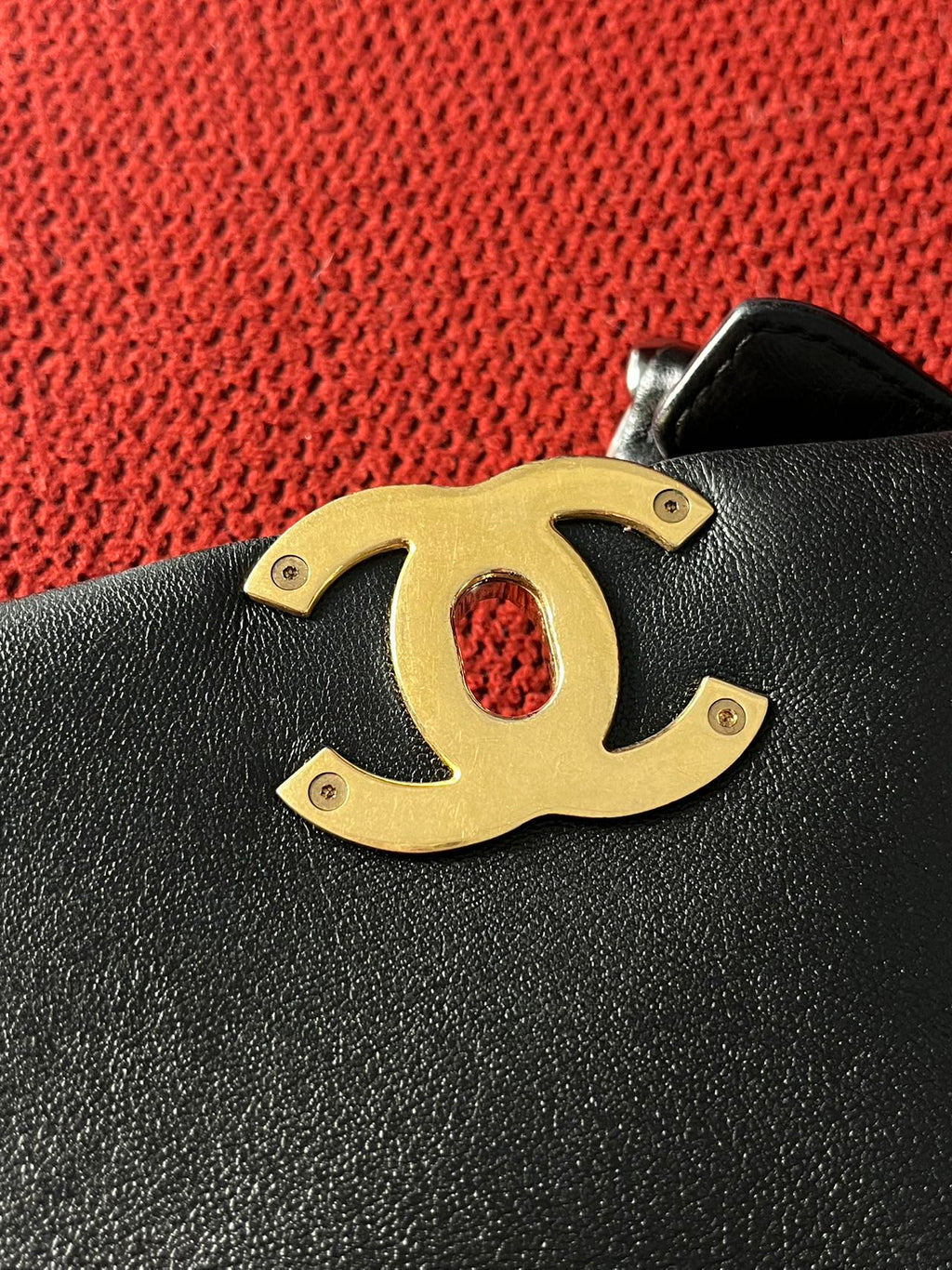 Chanel 19 Flap Bag Small Black Lambskin Mixed Gold&Silver Hardware