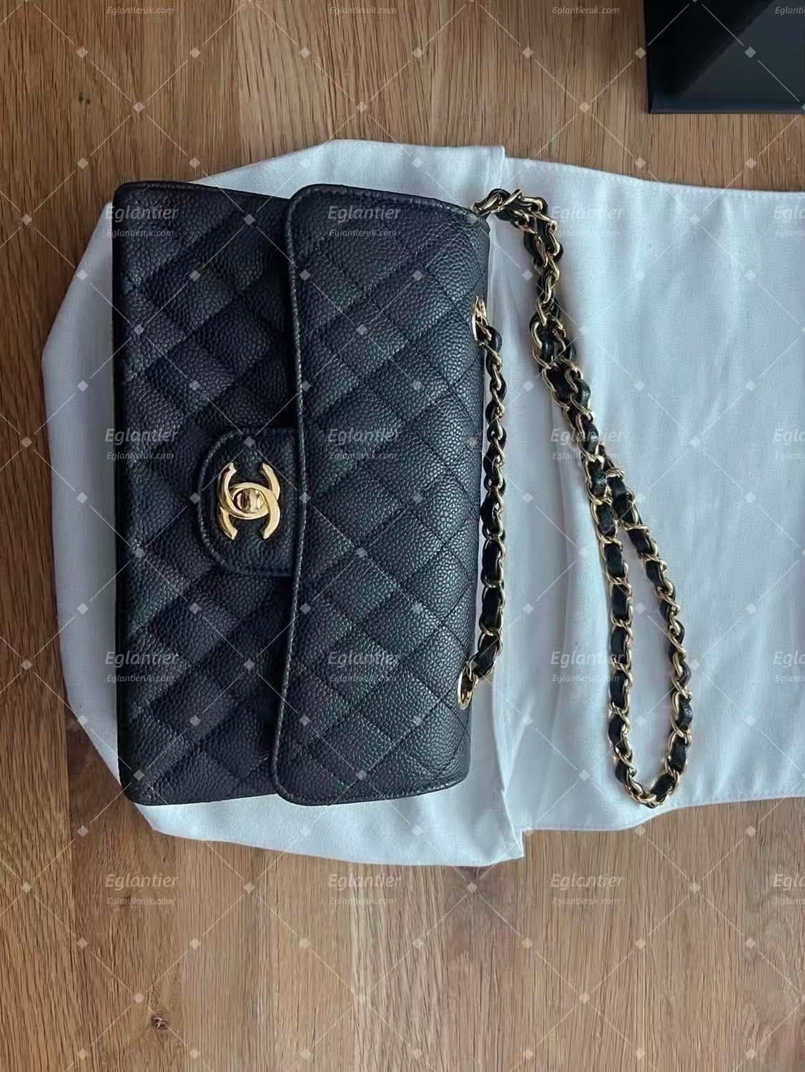 Chanel Classic Double Flap Bag | Small | Caviar Leather | Pre-Owned